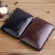 New L Wax Leather Men WLET OORT BIFOLD WLET CA SLD MEN SE with CN POCET ME ZIER WLET