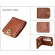 Factoo Men's Ort Wlet Me Hasp Se Card Holder Cowhide Folding Vintage 100% Genuine Leather Large Capacity Money Bag