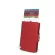 Caseey Red Anti RFID Security Card Wlet for Women with Automatic Pop Card WLET ID Card Holder