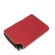 Caseey Red Anti RFID Security Card Wlet for Women with Automatic Pop Card WLET ID Card Holder