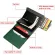 Bisi Goro Pu Leather Anum Wlet Mixed Cr Rfid Card Holder Travel Case Patchwor Slim Russian Passport Cer Se