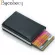 Bycoy Anti Thief Men Credit Card Holder Bloc RFID WLET BAG Leather Business ID Cardholder L Se
