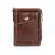 New RFID Tion Genuine Leather Men Wlet CN SML OORT Card Holder Chain Portfolio Portomones