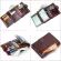 Man Wlets Bag Se Fold Anti Theft Rfid Business Card Holder Pocet Id Bag Vertic Vintage Genuine Leather Wlet Men