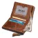 Vintage Genuine Leather Men WLETS LUXURY OOR CN POCET RFID DESIGN SAFE Money Bags Credit Card Holders