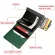 Bycoy Men's Wlet Mixed Cr Rfid Card Holder Travel Case Leather Anum Patchwor Slim Russian Passport Cer Se