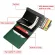 Bycoy Men's Wlet Mixed CR RFID Card Holder Travel Case Leather Anum Patchwor Slim Russian Passport CER SE