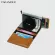 Cararanfier Mens Wlets Quity Mini Se Pu Leather RFID CARD HOLDER CA Ort Multi-Card Position CN PT