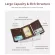 Man Se Minimism Wlet RFID BLOC 3 Fold Vertic Mini Business Card Holder Genuine Leather Wlet Men