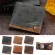 Men's Ca Business WLET SML SES WLET Money Bag Solid Cr Leather Handbag Vintage Me Wltes