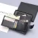 Men's wallet/Leather Retro First Layer Wallet Men's Cowhide Wallet Gift Set