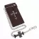 New Gothic Pun Style Wlet Men Vintage Sull Cross Leather Luxury Wlets With Chain Boy Hasp Credit Card Se