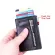 DIENQI RFID CARBON FIBER MEN CARD WLET CN HOLDER MONEY BAG BILLFOLD SLIM THIN MINI WLET B SML SE WET