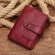 Rfid Women's Wlet Genuine Leather Sml Lady Cn Se Quity Fe Money Bag Mini Designer Card Wet Handy Perse