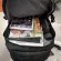 Men's backpack/Fashion School Bag Korean High School Backpack Large Capacity Backpack Diagonal Bag