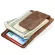 Rfid Genuine Leather Money Clip For Men Slim Portable Wlet Front Pocet Magnetic Credit Card Case Holder