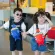กระเป๋าสะพายข้างเด็ก /Korean children's cute chest bag shark shoulder messenger bag children's coin purse