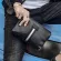 A compact man's handbag with many things, PU movies, model Ne845-black