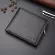 Man's WLET VINTAGE MEN Leather Brand Luxury Ort Slim Me Ss Money Clip Credit Card Dollar Price Portomonee Carte 588