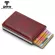 Bisi Goro New Quity Men Smart Wlet Money Bag Mini Se Vintage L Anium RFID Card Wlet SML Thin Wlet