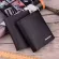 Man's WLET VINTAGE MEN Leather Brand Luxury Ort Slim Me Ss Money Clip Credit Card Dollar Price Portomonee Carte 588