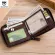 Bullcaptain Retro RFID ZIER With Partment Men's Wlet RFID Credit Card Holder Anti-Theft Leather Mini Men's Wlet