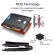 DIENQI RFID CARBON FIBER MEN WLETS CORD HOLDER MONEY BAG ME B Ort Se Thin SML Leather Slim MINI WLET MAGIC