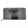 Funny Dog Schnauzer Print Pu Leather WLET for Women Men Brand Design Card Holder Zier SE MURSE MA