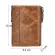 RFID GENUINE Leather Men Se Ort Double Zier Wlets Me Anti TheFT Brand Card CN HOLDER MONEY CLIP WLET for Men