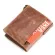 Rfid Genuine Leather Men Se Ort Double Zier Wlets Me Anti Theft Brand Card Cn Holder Money Clip Wlet For Men