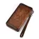 MAHEU Vegetable Tanned Leather Wlet Lady Flower Decoraate Leather Se Single Zier Card Wlet for 6 Inch iPhone