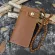 Luufan Vintage Leather WLET BRAIDED STRAPCH BAG for Women Ladies Men Phone Wlet Leather Clutch ED SE