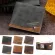 Men's Wlet Money Bag Solid Cr Leather Business Ort Wlet Famous Vintage Wltes Multi-Card Soft Se Cn Bag