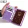 Cuica Passport Pge Cer Fla Sequins Ine Glitter Leather Wlet Id Card Cases Holders Passport Bag Air Ticet Holder