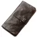 Genuine Leather Wlet Men Soft N CN POCET SE SE TRENDY RETRO HI CAPCITITY ZIER MEN's WLET 003B