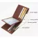 Qaulity 100% Cin Leather Cn Wlet Zier Men Women Girls Ort Wlet Clutch Se Brown Sml Card Holder Wlet