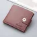 Men's WLET OORT SEON BRITI CA Multi-Function Card Bag Magnetic BUCLE RETRO TRANGLE FOLDING 644