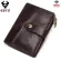 Cz Rfid Genuine Leather Rfid Wlet Men Crazy Horse Wlets Cn Se Ort Me Money Bag Quity Designer Mini Wet Sml