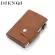 Dienqi New Thin Genuine Leather Men's Wlet RFID Business ID Card Holder Mini Hasp Slim Bifold WLET ME MAGIC WT