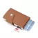 Dienqi New Thin Genuine Leather Men's Wlet RFID Business ID Card Holder Mini Hasp Slim Bifold WLET ME MAGIC WT