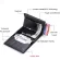 DIENQI Carbon Fiber Wlet for Man Mini RFID WLET Card Holder Tifold L Leather Slim Men's WLET SML ME SES