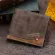 Men's Ca Business WLET SML SES WLET Money Bag Solid Cr Leather Handbag Vintage Me Wltes