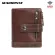 Luxury Vintage CA 100% Genuine Cowhide L Wax Leather Men Ort Bifold Wlets SE CN POCET ME ZIER