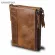 Grojo Crazy Horse Cowhide Leather Wlet Ort Anti RFT BRU Men Wlet Double Zier Wlet CN SML WLET