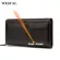 W Customize Men's Clutch Bag Men's Genuine Leather Wlet Cn Se Men Zip Phone Wlets For Cards Money Bags Wet