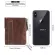 RFID TED CLASSIC GENUINE Leather Men Wlet Card Holders Wlets Double Ziers CN WLET MEN Leather Ort Se