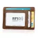 Rfid Genuine Leather Money Clip For Men Slim Portable Wlet Front Pocet Magnetic Credit Card Case Holder