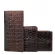 Vintage Dragon Crocodile Men WLET COWHIDE BIFOLD CN POCET FLOWER HORSE PANDA WLET Leather Men Ort Se