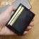 Lansp Men's Leather Card Holder Card ID Holders Brand Wlet Case