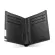 COOL PUN STYLE SULL SELETON PU Leather Wlet Men Bifold Credit Card Holder Ort Se Me